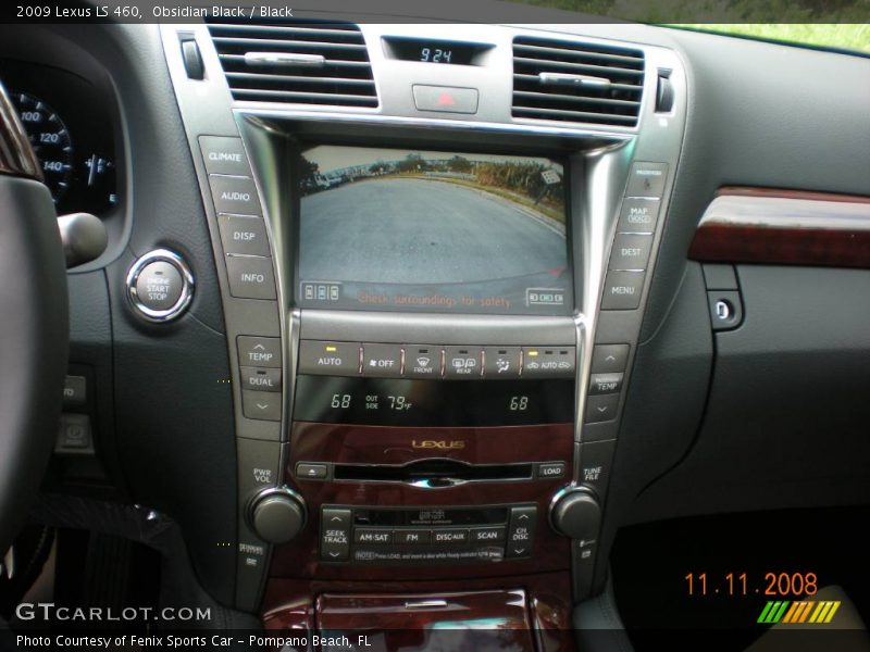 Obsidian Black / Black 2009 Lexus LS 460
