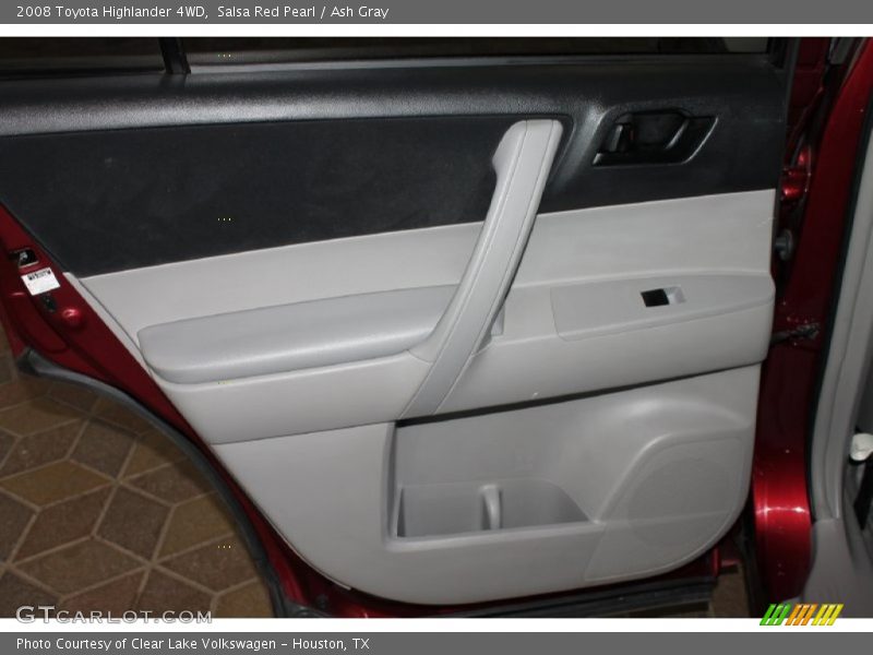 Salsa Red Pearl / Ash Gray 2008 Toyota Highlander 4WD