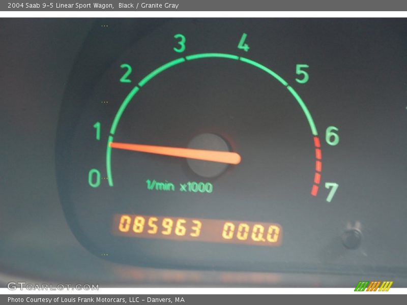 Black / Granite Gray 2004 Saab 9-5 Linear Sport Wagon