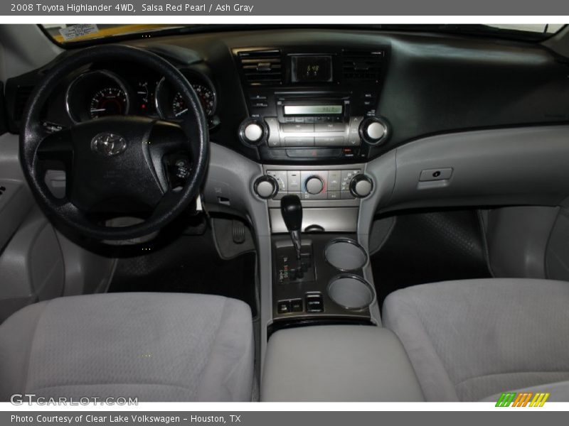 Salsa Red Pearl / Ash Gray 2008 Toyota Highlander 4WD