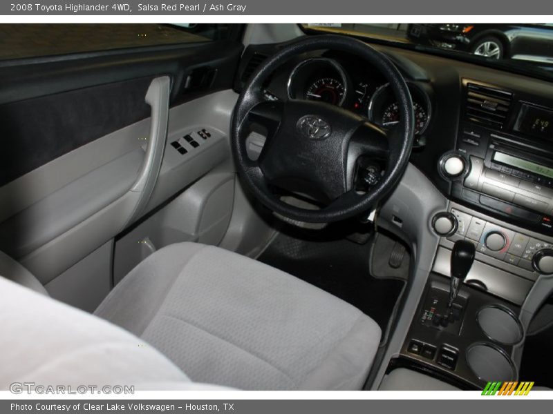 Salsa Red Pearl / Ash Gray 2008 Toyota Highlander 4WD