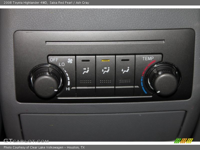 Salsa Red Pearl / Ash Gray 2008 Toyota Highlander 4WD