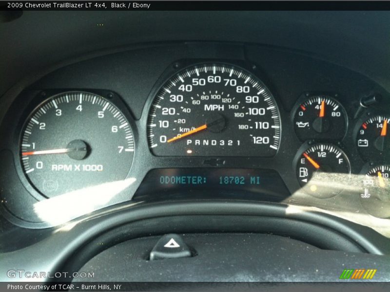 Black / Ebony 2009 Chevrolet TrailBlazer LT 4x4