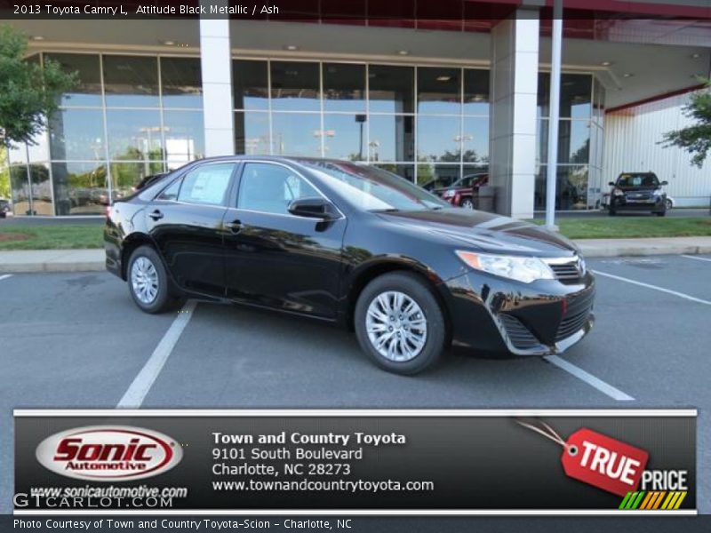 Attitude Black Metallic / Ash 2013 Toyota Camry L