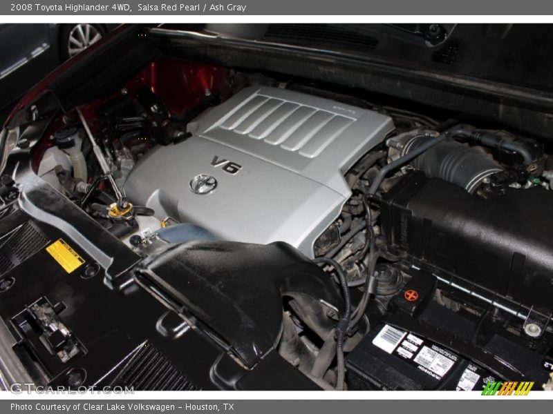Salsa Red Pearl / Ash Gray 2008 Toyota Highlander 4WD