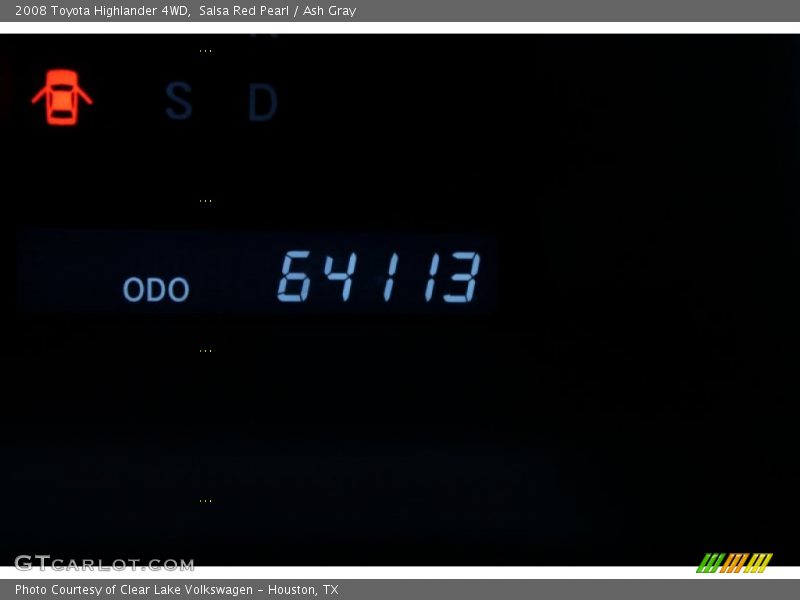 Salsa Red Pearl / Ash Gray 2008 Toyota Highlander 4WD