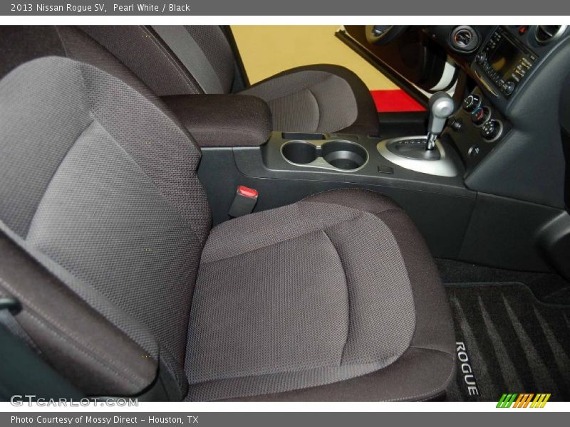 Pearl White / Black 2013 Nissan Rogue SV