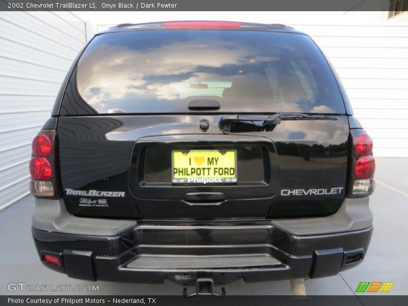 Onyx Black / Dark Pewter 2002 Chevrolet TrailBlazer LS