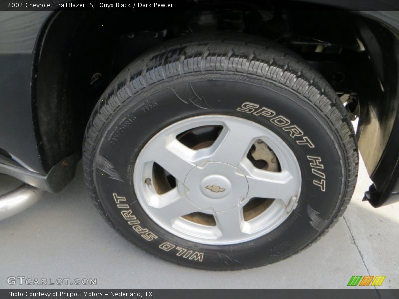 Onyx Black / Dark Pewter 2002 Chevrolet TrailBlazer LS