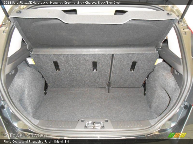 Monterey Grey Metallic / Charcoal Black/Blue Cloth 2011 Ford Fiesta SE Hatchback