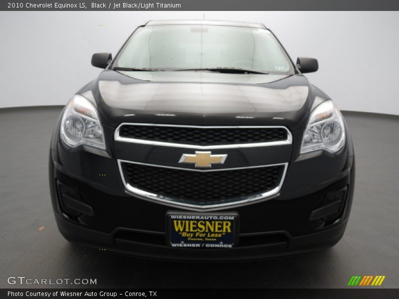 Black / Jet Black/Light Titanium 2010 Chevrolet Equinox LS