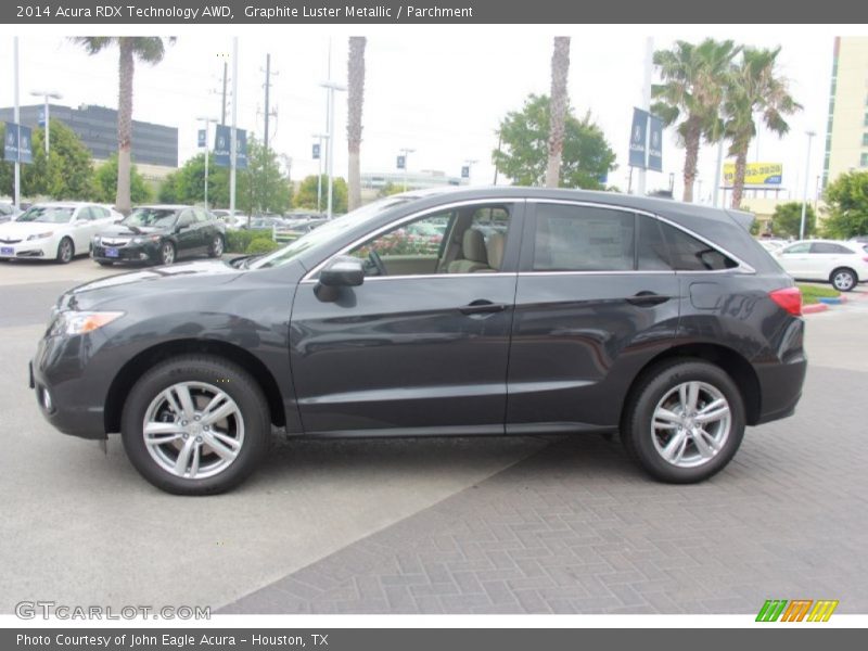 Graphite Luster Metallic / Parchment 2014 Acura RDX Technology AWD