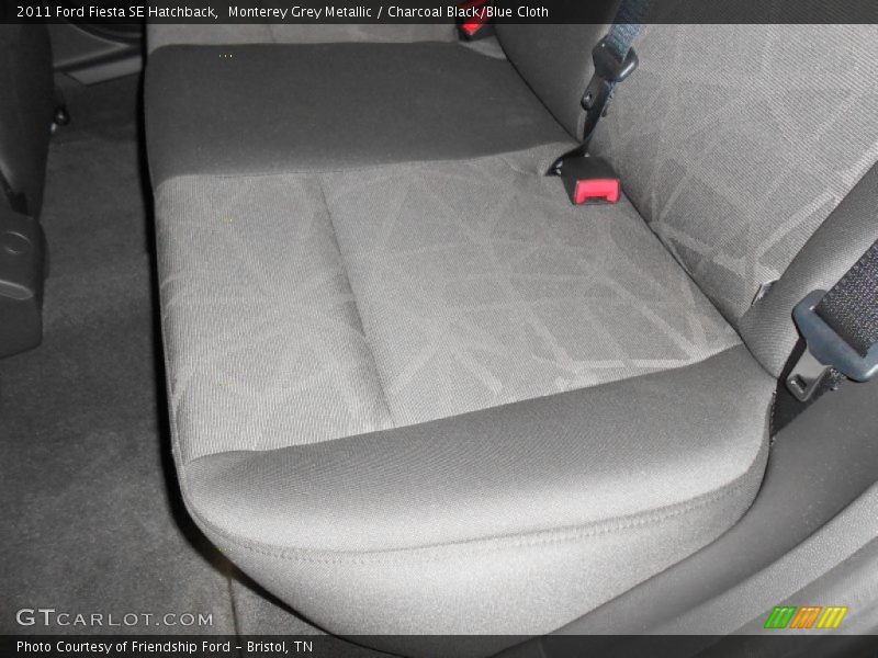 Monterey Grey Metallic / Charcoal Black/Blue Cloth 2011 Ford Fiesta SE Hatchback