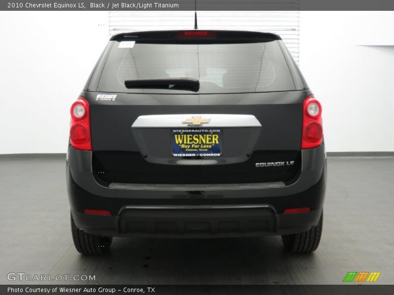 Black / Jet Black/Light Titanium 2010 Chevrolet Equinox LS