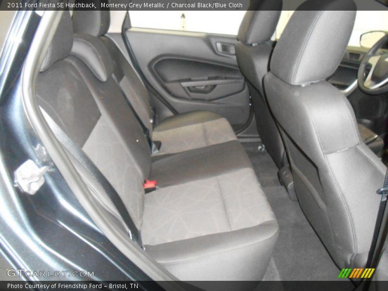 Monterey Grey Metallic / Charcoal Black/Blue Cloth 2011 Ford Fiesta SE Hatchback