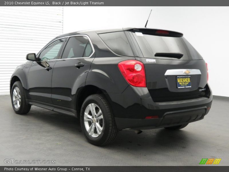 Black / Jet Black/Light Titanium 2010 Chevrolet Equinox LS