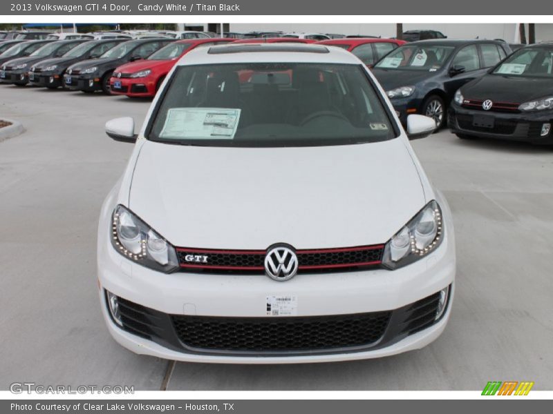 Candy White / Titan Black 2013 Volkswagen GTI 4 Door