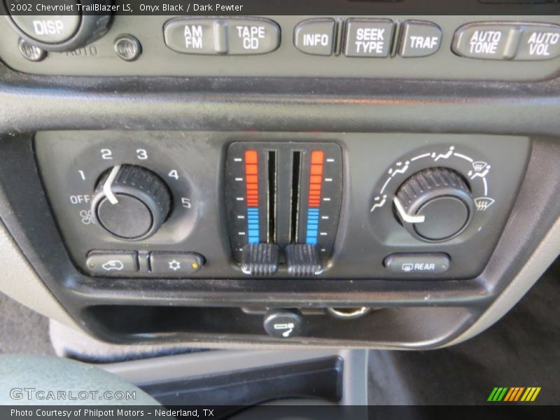 Onyx Black / Dark Pewter 2002 Chevrolet TrailBlazer LS