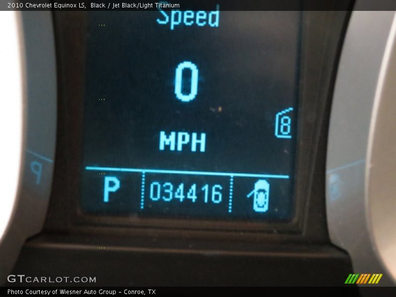 Black / Jet Black/Light Titanium 2010 Chevrolet Equinox LS