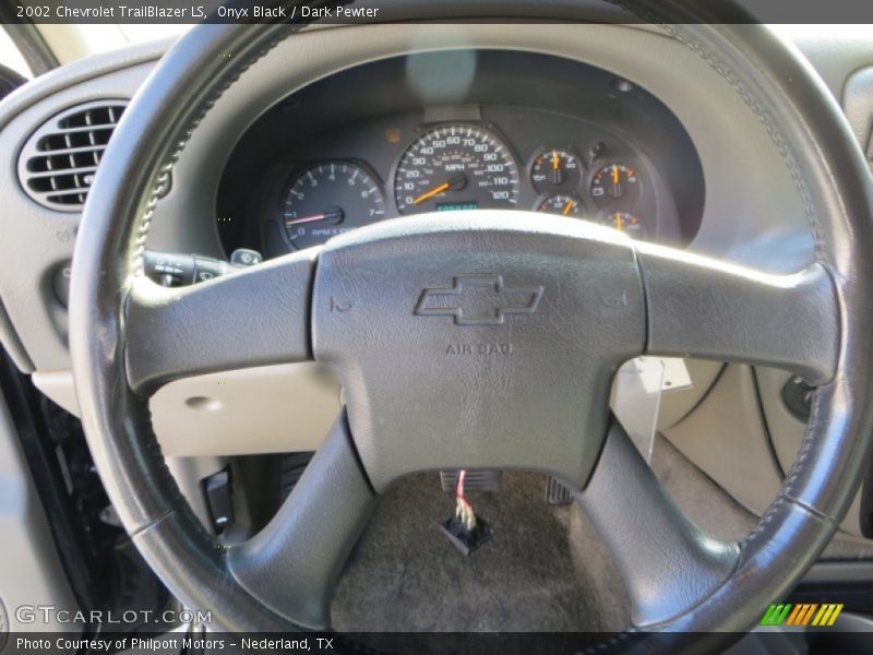 Onyx Black / Dark Pewter 2002 Chevrolet TrailBlazer LS