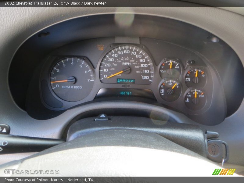 Onyx Black / Dark Pewter 2002 Chevrolet TrailBlazer LS