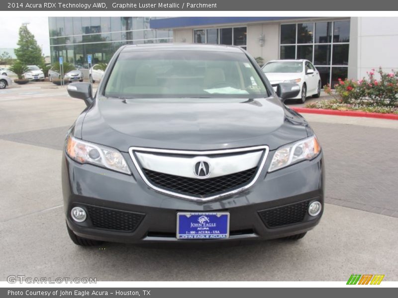 Graphite Luster Metallic / Parchment 2014 Acura RDX Technology AWD