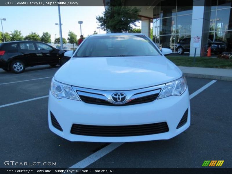 Super White / Ivory 2013 Toyota Camry LE