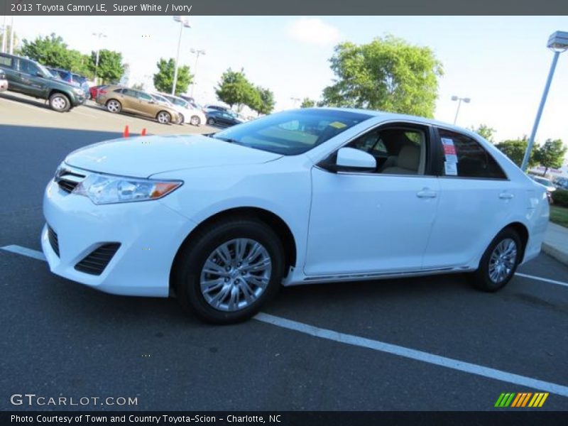 Super White / Ivory 2013 Toyota Camry LE