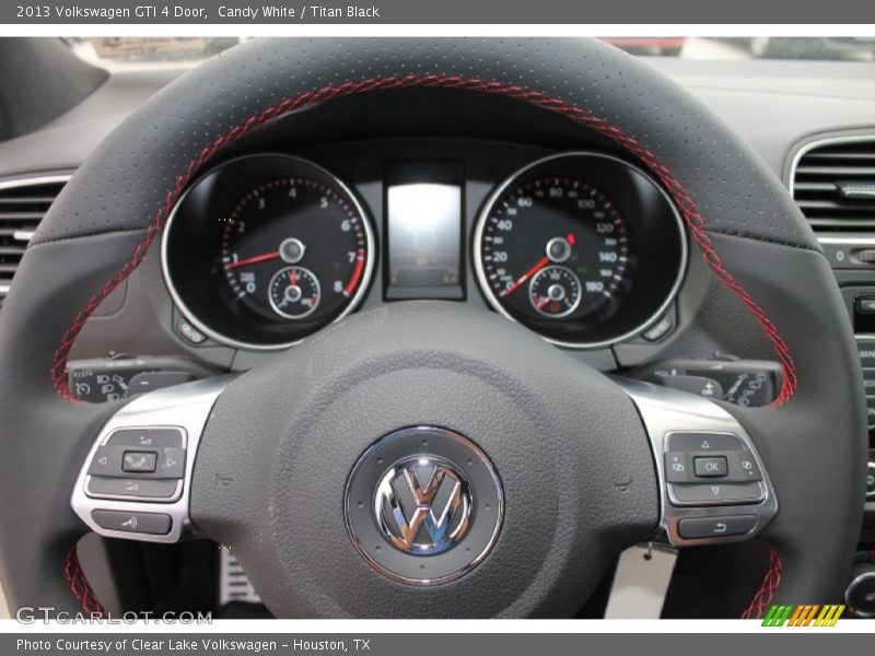 Candy White / Titan Black 2013 Volkswagen GTI 4 Door