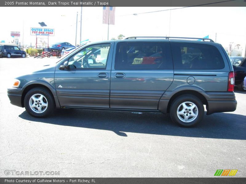 Dark Tropic Teal Metallic / Taupe 2005 Pontiac Montana