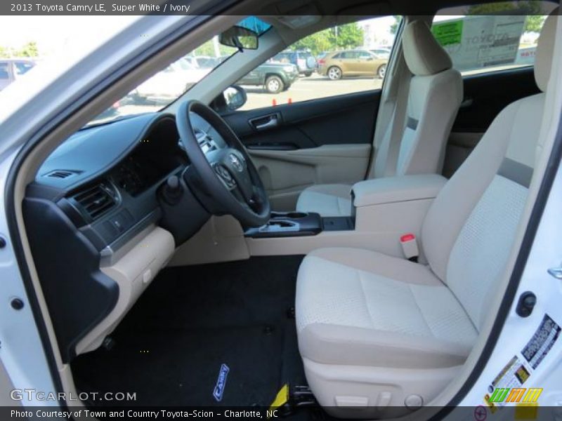 Super White / Ivory 2013 Toyota Camry LE