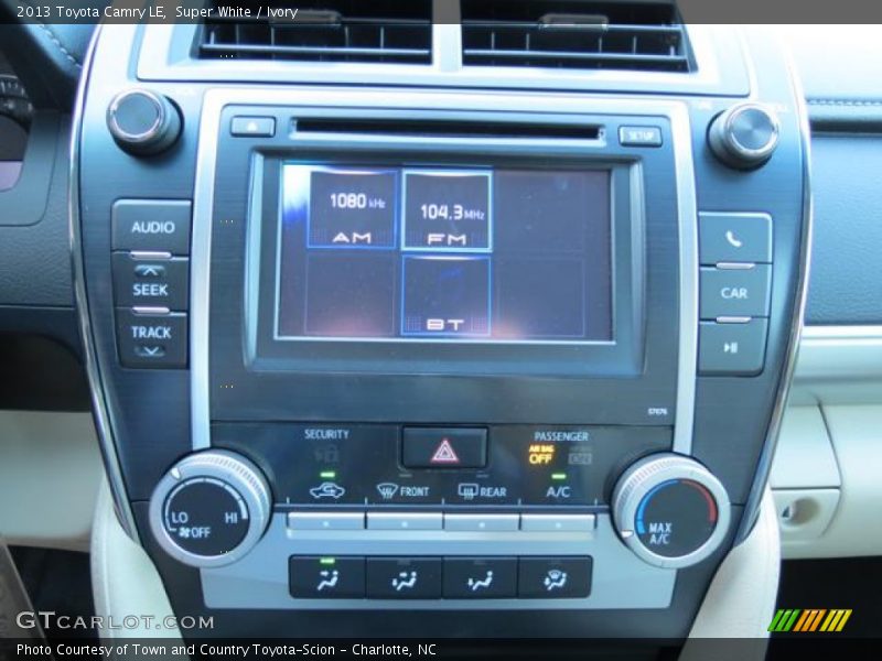 Super White / Ivory 2013 Toyota Camry LE