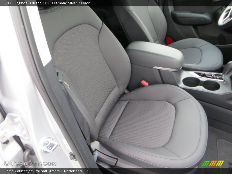 Diamond Silver / Black 2013 Hyundai Tucson GLS