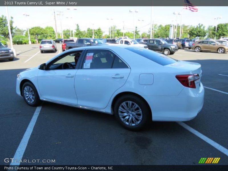Super White / Ivory 2013 Toyota Camry LE