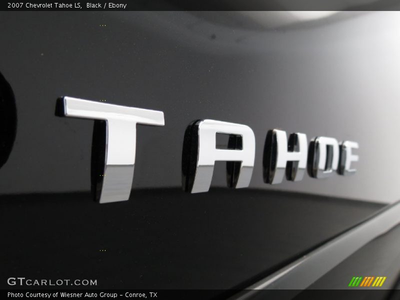 Black / Ebony 2007 Chevrolet Tahoe LS