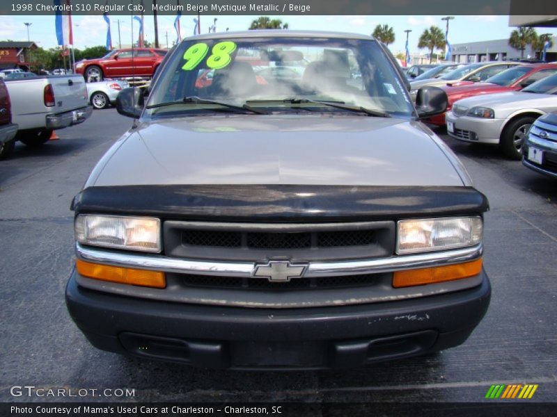 Medium Beige Mystique Metallic / Beige 1998 Chevrolet S10 Regular Cab