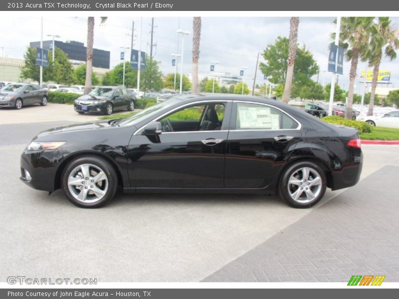 Crystal Black Pearl / Ebony 2013 Acura TSX Technology