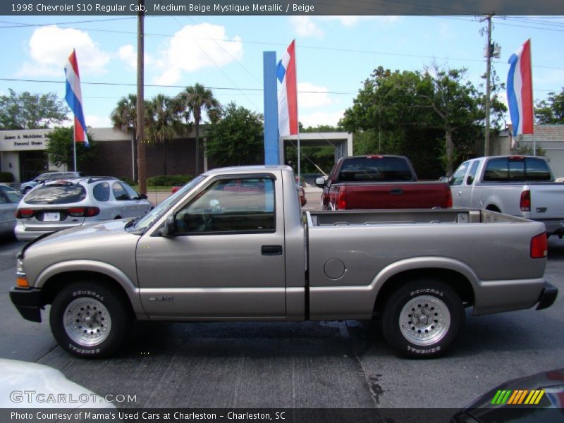 Medium Beige Mystique Metallic / Beige 1998 Chevrolet S10 Regular Cab