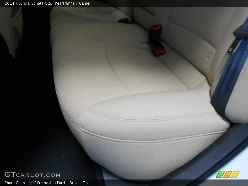 Pearl White / Camel 2011 Hyundai Sonata GLS