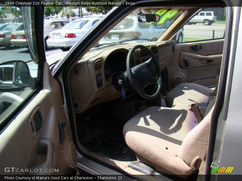 Medium Beige Mystique Metallic / Beige 1998 Chevrolet S10 Regular Cab
