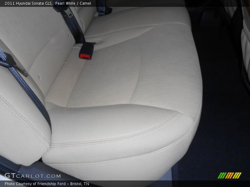 Pearl White / Camel 2011 Hyundai Sonata GLS