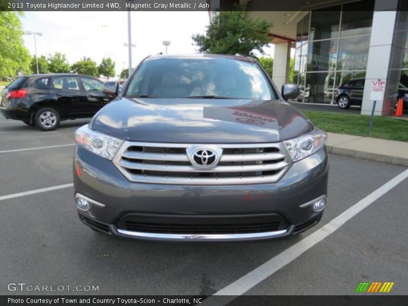 Magnetic Gray Metallic / Ash 2013 Toyota Highlander Limited 4WD
