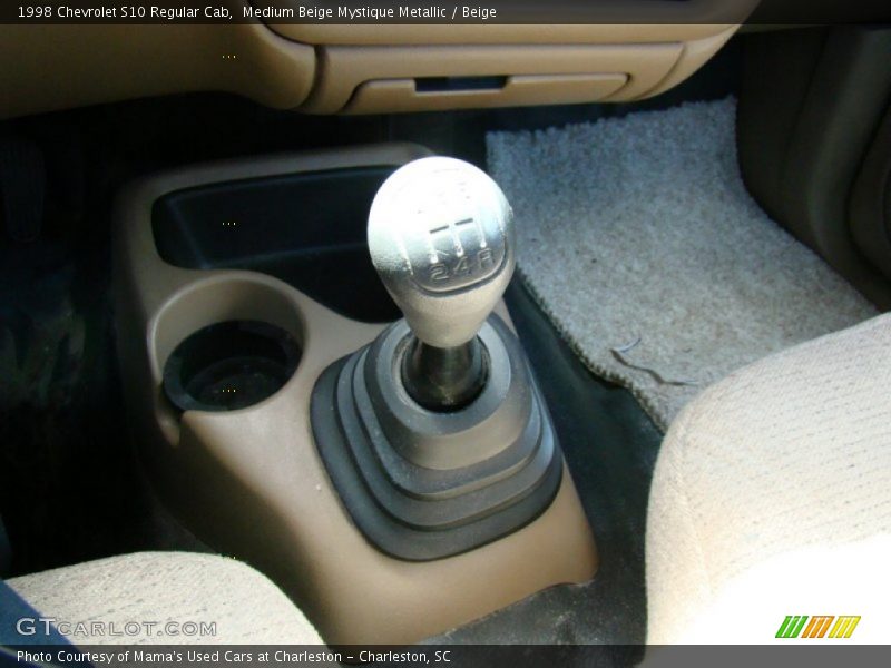 Medium Beige Mystique Metallic / Beige 1998 Chevrolet S10 Regular Cab