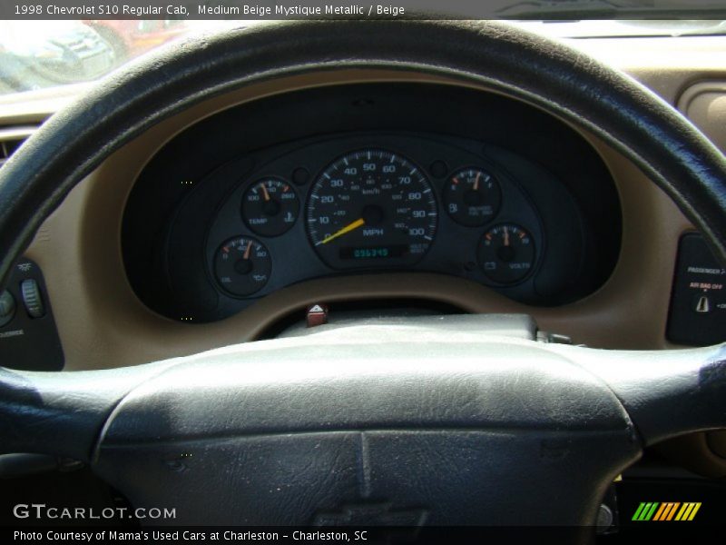 Medium Beige Mystique Metallic / Beige 1998 Chevrolet S10 Regular Cab