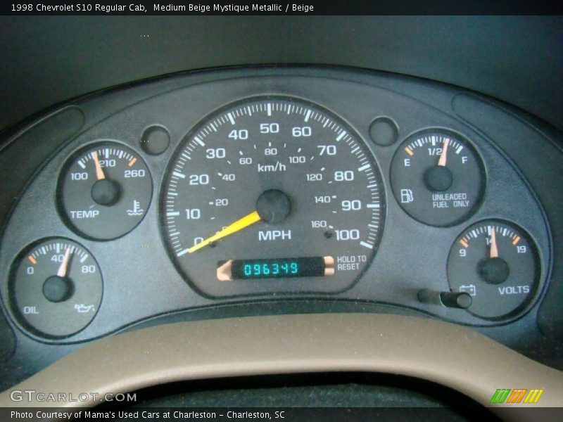 Medium Beige Mystique Metallic / Beige 1998 Chevrolet S10 Regular Cab