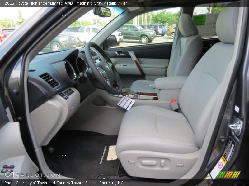  2013 Highlander Limited 4WD Ash Interior