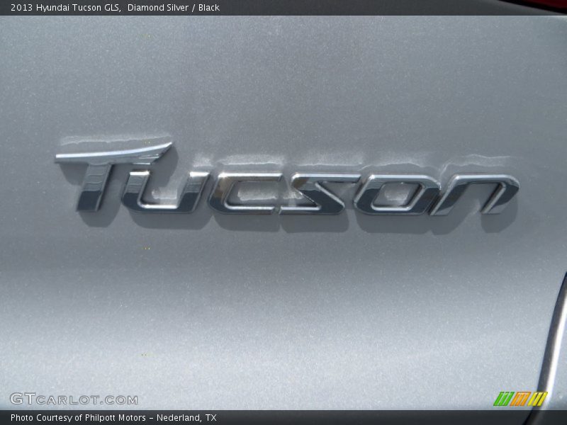 Diamond Silver / Black 2013 Hyundai Tucson GLS