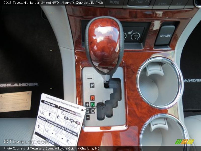  2013 Highlander Limited 4WD 5 Speed ECT-i Automatic Shifter