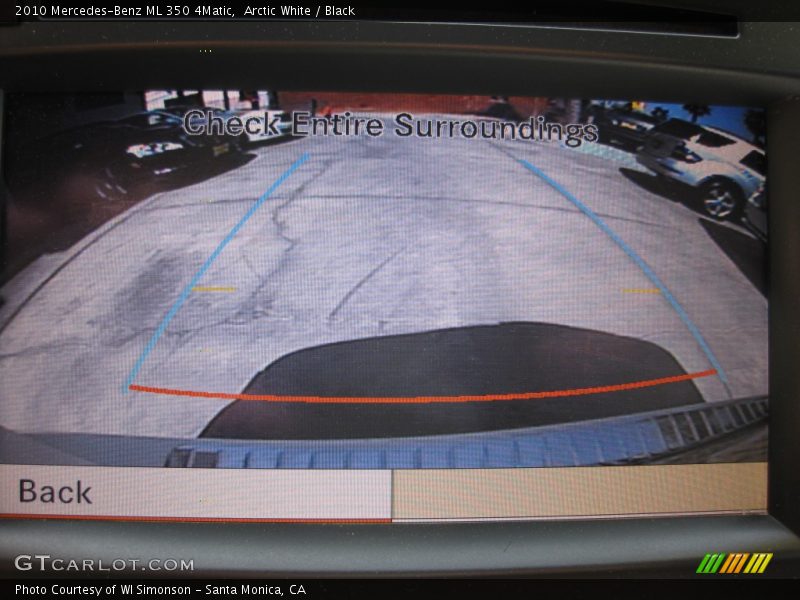 Arctic White / Black 2010 Mercedes-Benz ML 350 4Matic