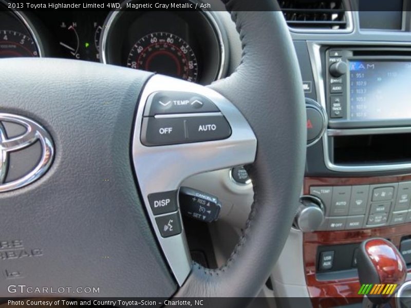 Controls of 2013 Highlander Limited 4WD